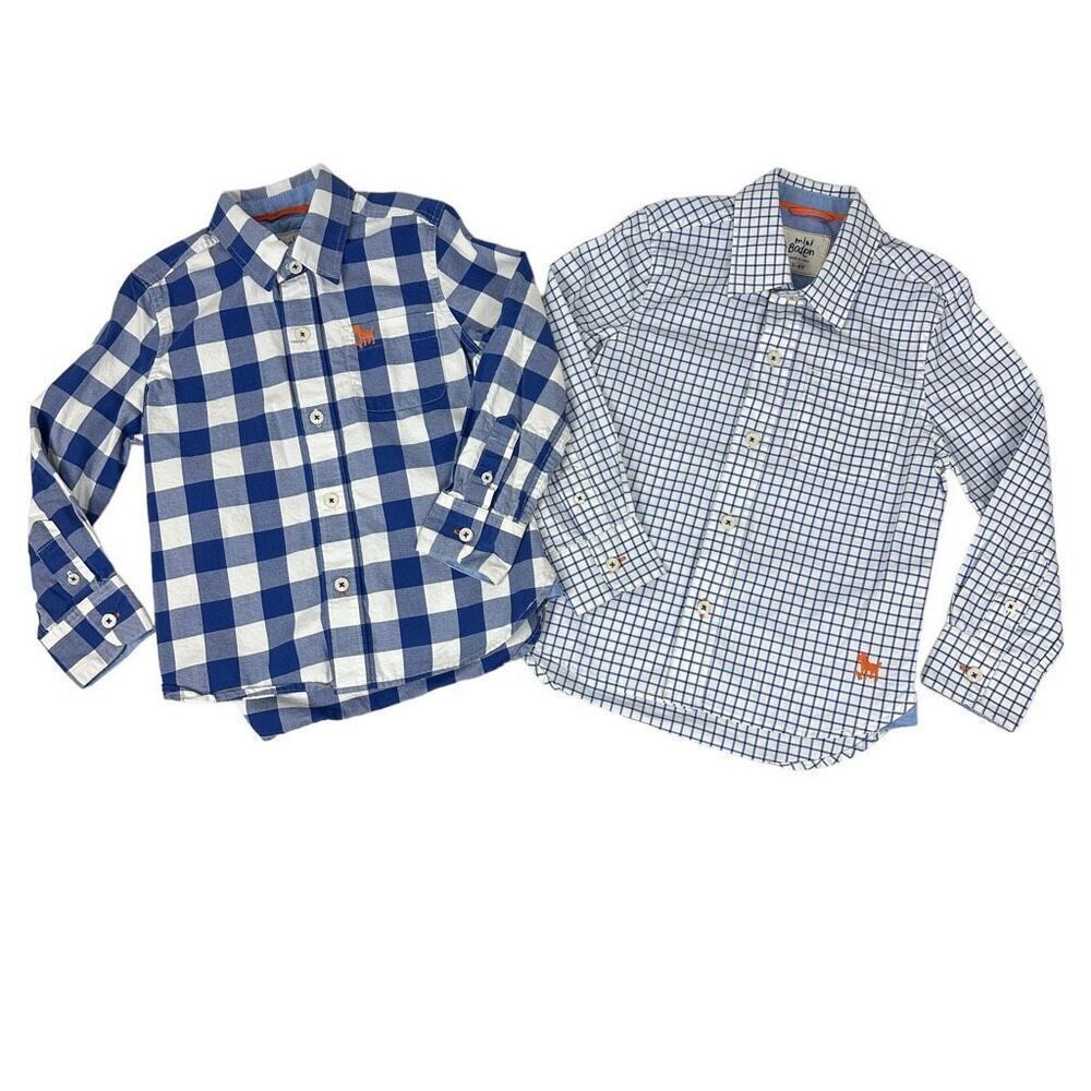 Mini Boden Boys shirts size 3-4 years